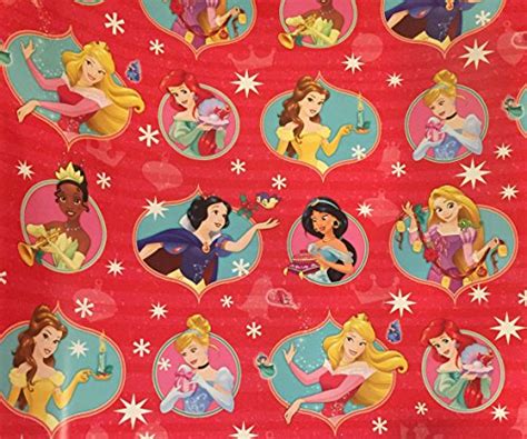 christmas wrapping paper cartoon|disney princess wrapping paper roll.